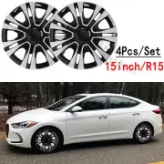 For Hyundai Elantra 2017-2020 15" 4Pcs Wheel Covers Snap On Hub Caps R15 Steel (for: Hyundai)