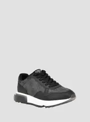 GUESS Women's Black Melany Logo Sneakers Size: 6