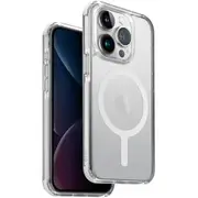 Uniq iPhone 15 Pro (6.1") Combat Case - White Magsafe Compatible - Military Grade Drop Protection - 5H Scratch-Resistance with 360 Degree Impact Bumper [UNIQ-IP6.1P(2023)-COMAFMWHT]