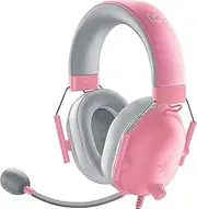 Razer BlackShark V2 X - Multi-Platform Wired Esports Gaming Headset - 3.5MM Audio - Quartz Pink