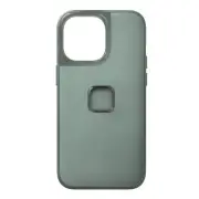 Gray iPhone 14 Pro Max Case SlimLink Magnetic Lock Weatherproof TPU Bumper