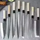 LOT Sashimi Knife kitchen Meat Cleaver Professional Salmon Slicing Knife Knifes