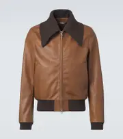 [Our Legacy] Our Legacy Pharos leather bomber jacket AU 90 brown