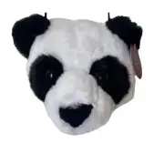 BJ Toy Company Plush Panda Girls Coin Crossbody Purse Vintage