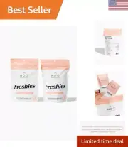 Freshies: All-Natural Feminine Intimacy Towelette Wipes with Coconut Water an...