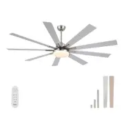 72 inch Large Ceiling Fans with Lights and Remote, Indoor/Outdoor Modern Ceil...