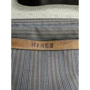 台灣製造在地品牌 HIRES 咖啡色條紋側背包 斜背包