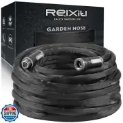 Non-Expanding Garden Hose 100FT – Flexible Water Hose, Burst-Resistant, Anti-