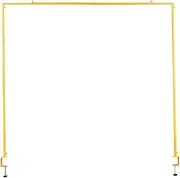 Folpus over The Table Rod Stand with Clamps Backdrop Stand, Flower Table Arch Adjustable for Wedding Halloween Thanksgiving Birthday, gold
