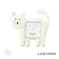在飛比找momo購物網優惠-【LADONNA】簡單生活系列 白貓裝飾相框(原廠正貨)