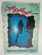Open Water Diver PADI PC Computer Program Software CD-Rom Scuba Diving Authoware