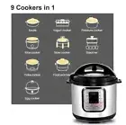 6-Quart Electric Multi-Cooker, 9-In-1 Instant Pressure Cooker With Safe Venting,