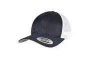 Flexfit Unisex Adult 360 Omnimesh Mesh Two Tone Cap (Navy/White) (One Size)