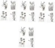 LALAFINA Sets DIY Stamps Plant Series Scrapbook Crafts Stamps for Scrapbooking Creative Australian Made Pcs