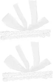 ERINGOGO 2pcs Adorable Headbands Double Row Hair Bands for Comfortable Elastic Hair Accessories for Showers Photos Birthdays