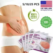 5/10/25Pcs Wonder Slimming Patch Belly Abdomen Weight Loss Women Burning Fat Pad