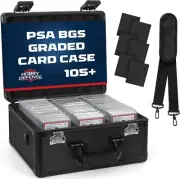 Comprehensive 3-Row Card Case with TSA Lock - Ideal for Sports Cards Collectors