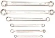 BGS 2268 | Double Ring Spanner Set with E-Type Ring Heads | E6 x E8 - E20 x E24 | 6 pcs.