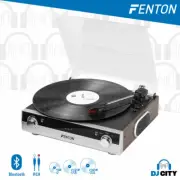 Vinyl Record Player Turntable Bluetooth USB to MP3 Vintage Retro Speakers Fenton