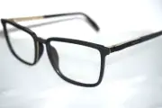 NEW AUTHENTIC CHOPARD VCHC75 0302 Carbon Fiber Matte BlK GOLD EYEGLASSES FRAME