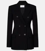 [Sportmax] Sportmax Adamo double-breasted wool blazer UK 16 black