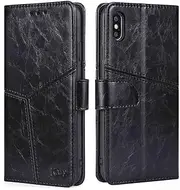 [SHOYAO] Phone Cover Wallet Folio Case for Google Pixel 6 PRO, Premium PU Leather Slim Fit Cover for Pixel 6 PRO, Horizontal Viewing Stand, Protective Cover, Black