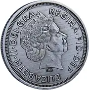 2 Collectible Coins, Commemorative Elizabeth II Coins Memorial Metal Coin Collection, Metal Coin Collection of Elizabeth II Keepsakes and Collectible Coins, to Friends and Puchen