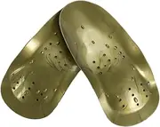 Relieve Flat Feet, High Arch, Foot Pain, Arch Supports Inserts, Plantar Fasciitis, Flat Feet Insoles Men Women, Heavy Duty Support, Yellow, Men 's 8 - 9 1/2 | Women 's 9 1/2 - 11