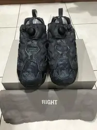 在飛比找Yahoo!奇摩拍賣優惠-Vetements Reebok 仿舊 鞋子 充氣 灰色 F