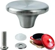 HUASAI Stainless Steel Replacement Handle compatible with Le Creuset,Aldi,Lod...