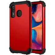 MCC Impact Samsung Galaxy A20 2019 Shockproof 3in1 Rugged Case Cover A205 [Red]