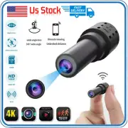 WiFi Wireless 4K Mini Camera Recorder Pinhole DIY HD Screw IP DVR CCTV Camera US