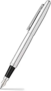[Sheaffer] VFM Chrome Medium Point Fountain Pen, Black