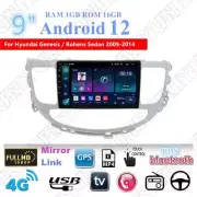 9''Android12 16G Car Stereo Radio GPS For Hyundai Genesis/Rohens Sedan 2009-2014