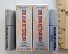 Benefit Precisely My Brow Wax (2 PC MINIS) in 4 Warm Deep Brown 1.5g 0.05oz NIB