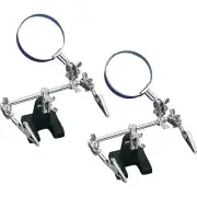 2 Third Hand Bases With Magnifiers Soldering Jewelry Design & Repair Tools