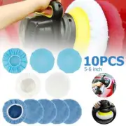 10PCS Polishing Pads Adjustable Anti-slip Car Wax Cover Kit Buffer Buffing Pad