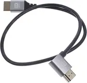 GREENADSCAPE Sturdy Aluminum Alloy Monitor Cable Right Angle Male to Male Connector for 8k Tv Computer Home Entertainment