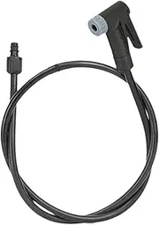 MagiDeal Bicycle Air Pump Hose Adapter Portable with Tire Chuck Tube Professional Flexible Versatile 39inch Extension Pipe Replacement, 8mm Pump Pipe