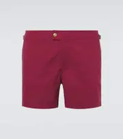 [Tom Ford] Tom Ford Technical poplin swim shorts UK 42 red