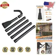 Adjustable Gutter Cleaning Tools - Fits 1.5 to 4.72 Inch Outlets with Ease