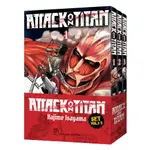 BOOK ATTACK ON TITAN COMBO 1-3(帶 PVC 卡片和 SHIKISHI 卡片作者簽名圖案)-