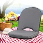 Floor Lounge Sofa Lightweight Camping Chair Sturdy Steel Frame High Density Foam