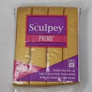 Premo Sculpey 2oz Polymer Clay PE02 5055 18K Gold 30 Min 275°F Modeling Clay NEW