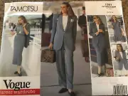 VOGUE CAREER #1087 - DESIGNER TAMOTSU - LADIES WARDROBE PATTERN 14-18 FF