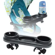 Snack Tray Universal Pram Tray with Adjustable Clip Divider Storage Tray