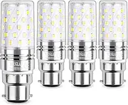 SAUGLAE LED Corn Bulbs, B22 Bayonet Cap, 12W, 1450Lm, 6000K Daylight White, Not Dimmable, Pack of 4