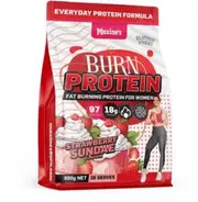 Maxine's Burn Protein Powder Strawberry Sundae G/F 900g Pouch