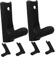 FOYTOKI Barbell Holder Wall-Mounted Weight Holder Vertical Weight Racks Heavy Duty Single Hook for Home Commercial Gyms