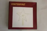 IKEA VINTERFINT Tree Topper Star Gold 9 ¾ " NIB